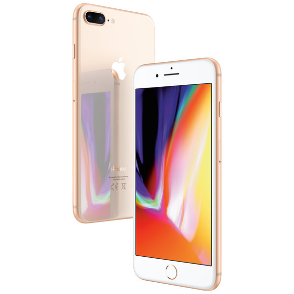 Смартфон Apple iPhone 8 Plus 64Gb Gold Apple A11 Bionic 2675 мАч + чехол и стекло - фото 1 - id-p772608111