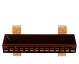 Полиця пряма для ванної кімнати 1 ярус, фото 3