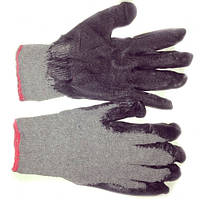 Бавовняні рукавички з прогумованою долонею