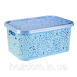 Кошик із кришкою "Ажур" 6 л, фото 3