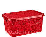Кошик із кришкою "Ажур" 6 л, фото 4