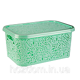 Кошик із кришкою "Ажур" 6 л, фото 5