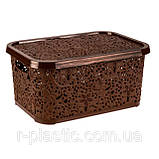 Кошик із кришкою "Ажур" 6 л, фото 7