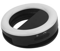 Selfie Ring Світлодіодне кільце для селфі RK-14 біле та чорне