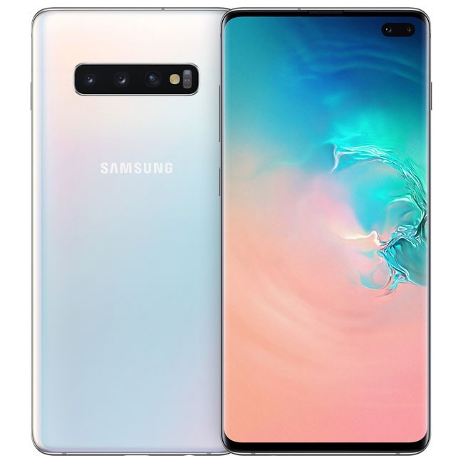 Смартфон Samsung G975FD Galaxy S10+ 8/128GB White duos Samsung Exynos 9820 4100 мАч + пленка - фото 1 - id-p932679646