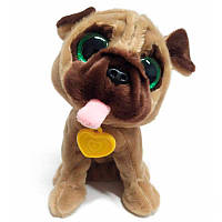 Интерактивный щенок "Умный питомец" для детей (Коричневый) интерактивная говорящая собачка (12 команд) (GK)