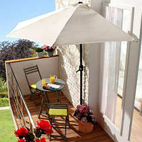 Полукруглый зонт для балкона и террасы + Подставка