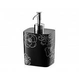 Мильниця чорна керамічна BLOOM 02869, фото 5