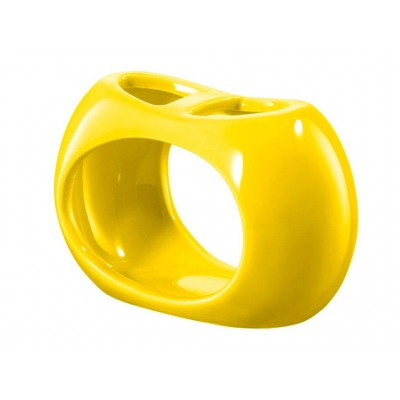 СТАКАН ДЛЯ ЗУБНИХ ЩеТОК ЖІЛТИЙ FRESCO 03030, фото 1