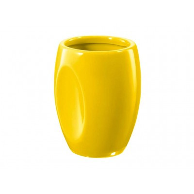Стакан для зубних щіток жовтий FRESCO 03027, фото 1