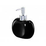 Стакан для ванної чорний FRESCO 03026, фото 2