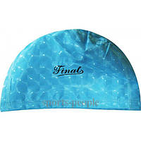 Шапочка для плавания Finals, тканевая 3D, прорезиненная, разн. цвета