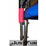 Батут Just Fun Multicolor 305 см (10 FT) з внутрішньої сіткою і сходами (Спортивний батут) M_2479, фото 5