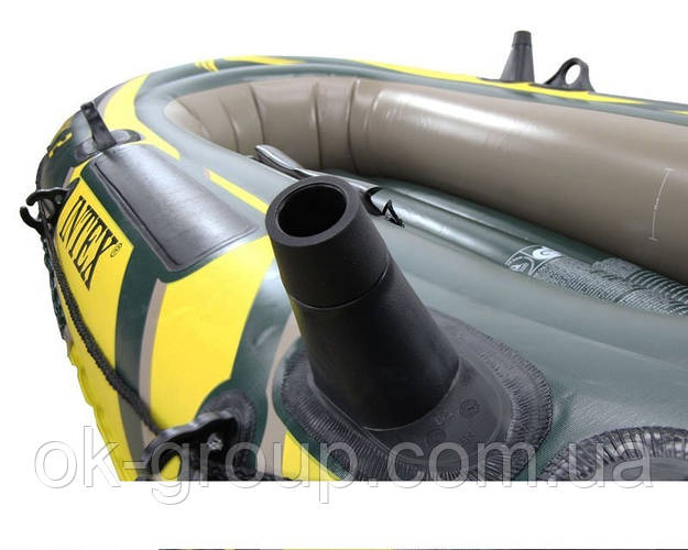 Купить Лодка Intex 68347 Seahawk 2 Set двухместная + 2 весла + насос ...