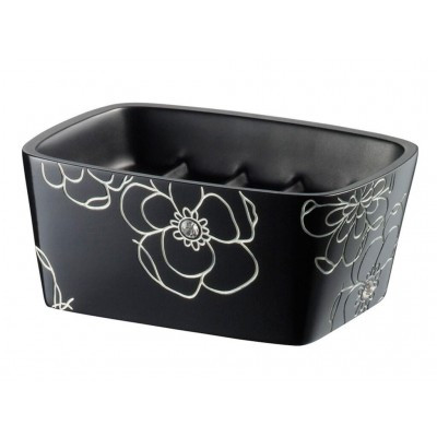 Мильниця чорна керамічна BLOOM 02869, фото 1