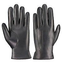 Мужские кожаные перчатки Betlewski (GLM-LG-2) - черные