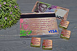 Шоколадний набір "Картка VISA" З днем Народження з сувенірною купюрою 500грн, фото 4