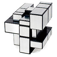 Серебряный Кубик Рубика с разными гранями 3x3, необычный зеркальный Кубик-Рубик (TO)
