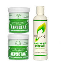 Набір №3 Крем Акрустал, шампунь або гель нафталановый Елиф