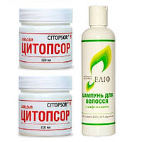 Набір №6 Цитопсор 200г, шампунь або гель нафталановый Елиф