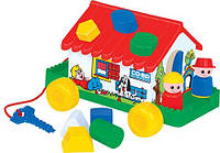 Развивающая детская игрушка-сортер Polesie "Игровой дом" в сеточке