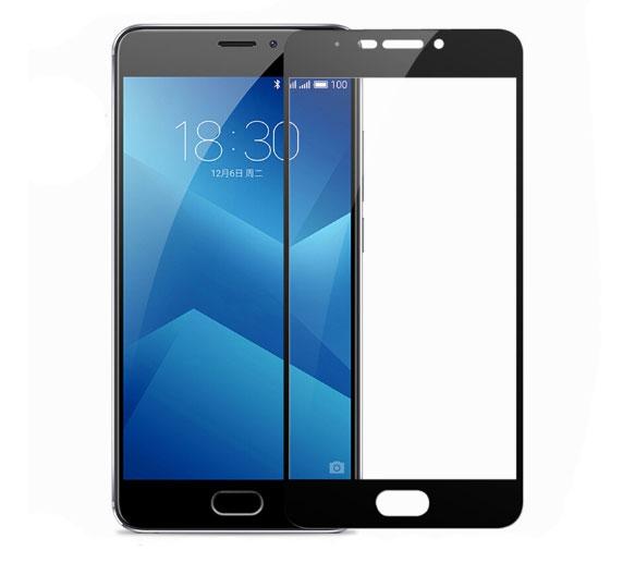 Full Glue захисне скло для Meizu M6 Note - Black, фото 1