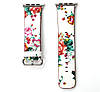 Шкіряний ремінець Primo White Flower для Apple Watch 38mm / 40mm / 41mm розмір S, фото 3