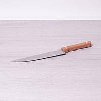 Кухонный нож "Шеф-повар" из нержавеющей стали с деревянной ручкой
