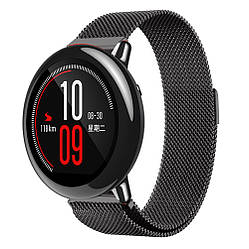 Міланський сітчастий ремінець Primo для годинника Xiaomi Huami Amazfit Sport SmartWatch - Black