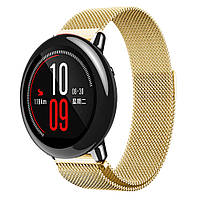 Миланский сетчатый ремешок Primo для часов Xiaomi Huami Amazfit Sport SmartWatch - Gold