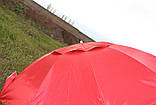 Зонт торговий (пляжний) з срібним напиленням і вітровим клапаном, діаметр 2,2 м., фото 2