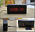 Цифрові світлодіодні дерев'яні годинник Wooden clock прямокутні, фото 2
