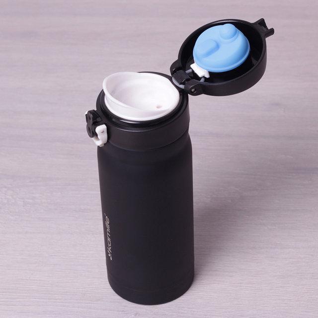 Термос-пляшка Kamille 450 мл із неіржавкої сталі, фото 1