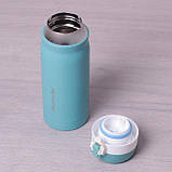 Термос-пляшка 360 мл із неіржавкої сталі Kamille, фото 7