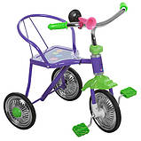 Дитячий велосипед BAMBI 3-х колісний, залізна рама, фото 4