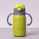 Термопляшка дитяча 300 мл із неіржавкої сталі Kamille, фото 6
