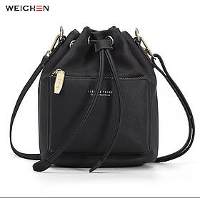 Жіноча модна сумка чорна WEICKEN