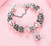 Жіночий браслет Primo Korona з шармами - Pink, фото 3