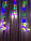 Гірлянда штора - зірки та півмісяці LED modeling lamp 9m-1, новорічна гірлянда Мультикольорова 3.7м (гирлянда), фото 4