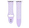 Спортивний ремінець з перфорацією Primo для Apple Watch 38mm / 40mm / 41mm - Purple&White, фото 4