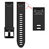 Силіконовий ремінець Primo для годинника Garmin Fenix 5S / 5S Plus / 6S / 6S Pro / 7S / 7S Pro - Black, фото 4