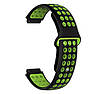 Спортивний ремінець з перфорацією Primo для годинника Garmin Forerunner / Approach - Black&Green, фото 2