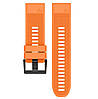 Силіконовий ремінець Primo для годинника Garmin Fenix 3 / 3HR / Fenix 5X / 6X - Orange, фото 2