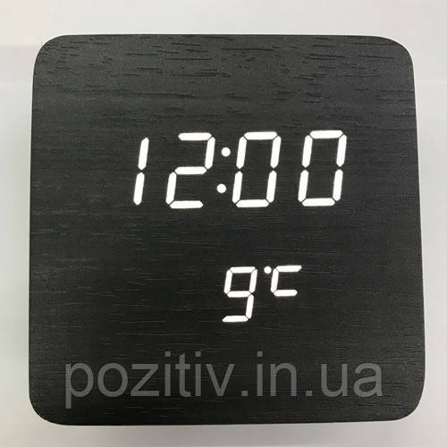 Електронні годинники LED Wooden Clock VST-872