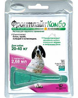 Капли Merial FRONTLINE Combo блох и клещей для собак 20-40 кг