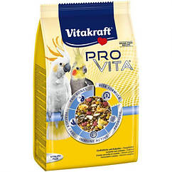 Корм Vitakraft Pro Vita для середніх папуг, з пробииками, 750 г