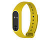 Силіконовий ремінець Primo для фітнес-браслета Xiaomi Mi Band 2 - Yellow-White, фото 2