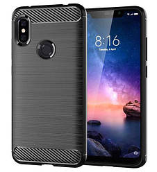 Протиударний бампер PRIMO Carbon Fiber Series для Xiaomi Redmi Note 6 Pro - Black