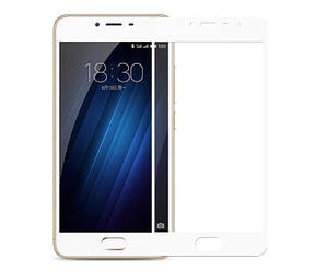 Full Cover захисне скло для Meizu M3 / M3s - White