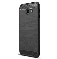 Противоударный бампер PRIMO Carbon Fiber Series для Samsung J4 Plus 2018 (SM-J415) - Black